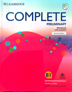 Cambridge Complete Preliminary B1 Workbook With Answers Second Edition.png